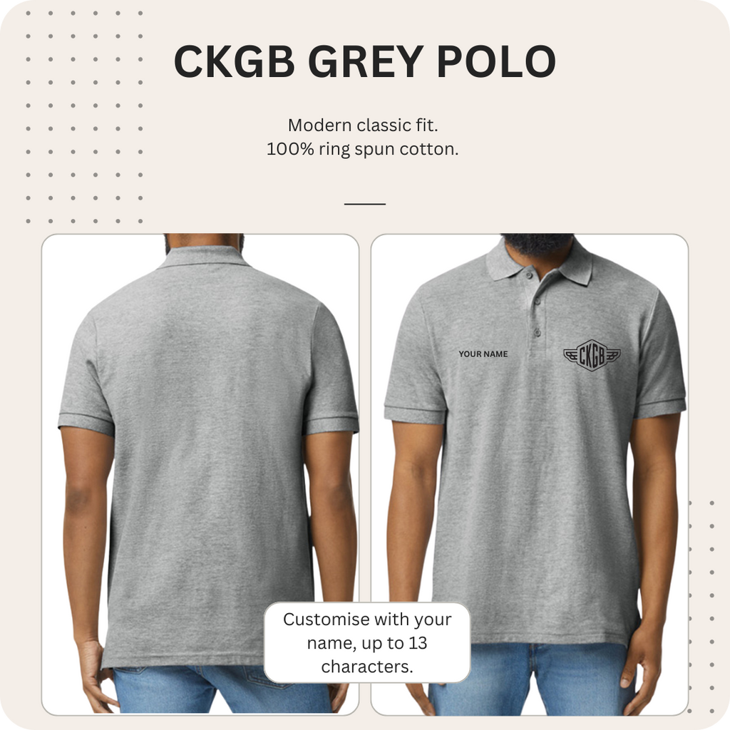 Cyclekart GB Logo Polo Shirt – Customisable Club Merch