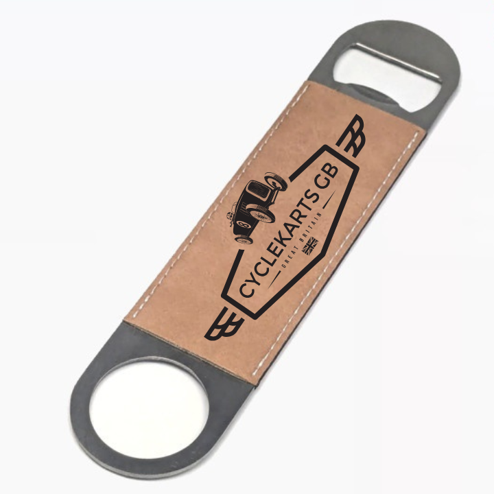 Cyclekart GB Logo Faux Leather Bottle Opener – Club Merch