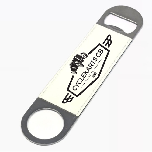 Cyclekart GB Logo Faux Leather Bottle Opener – Club Merch