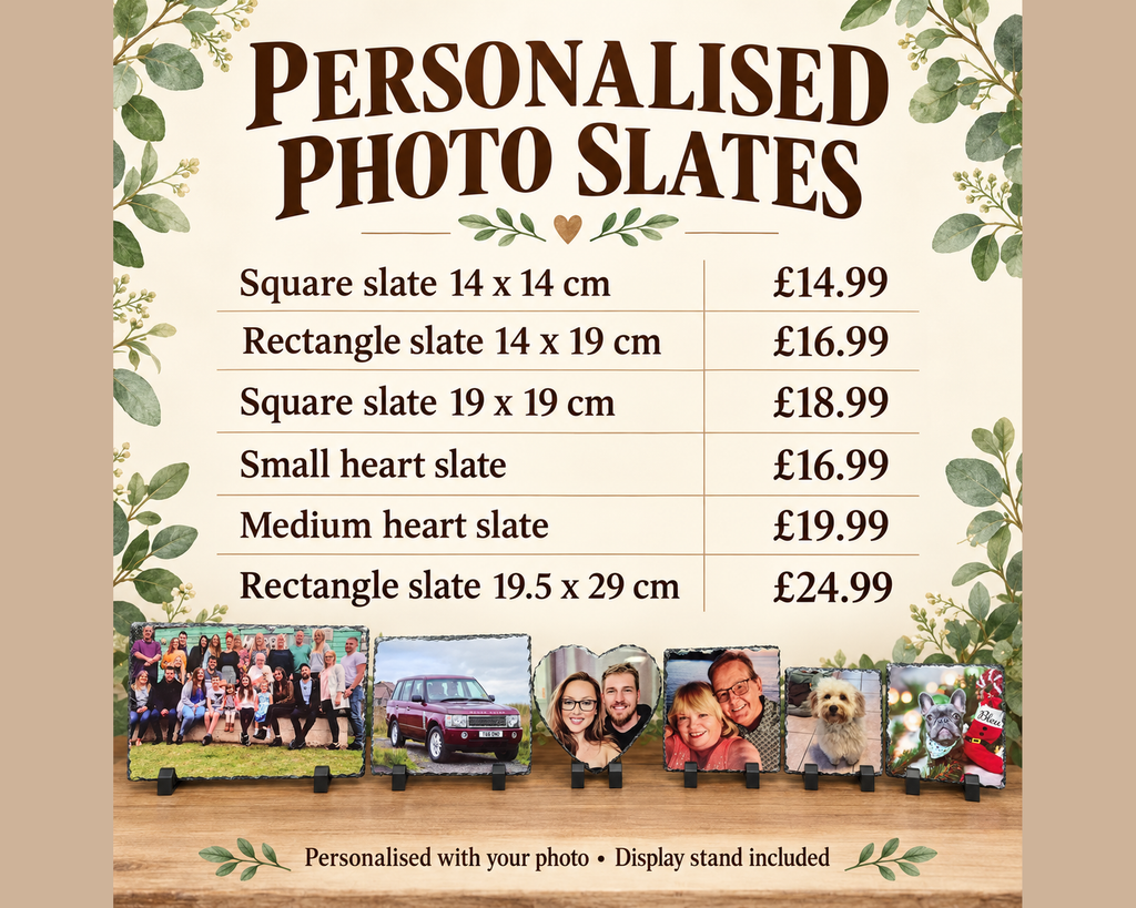 Personalised Photo Slates