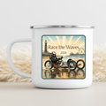 Race the Waves 2026 Enamel Mug